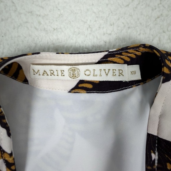 Marie Oliver Polly Wrap Dress Women's XS Floral Maxi V-neck Sleeveless 52" - Picture 5 of 10